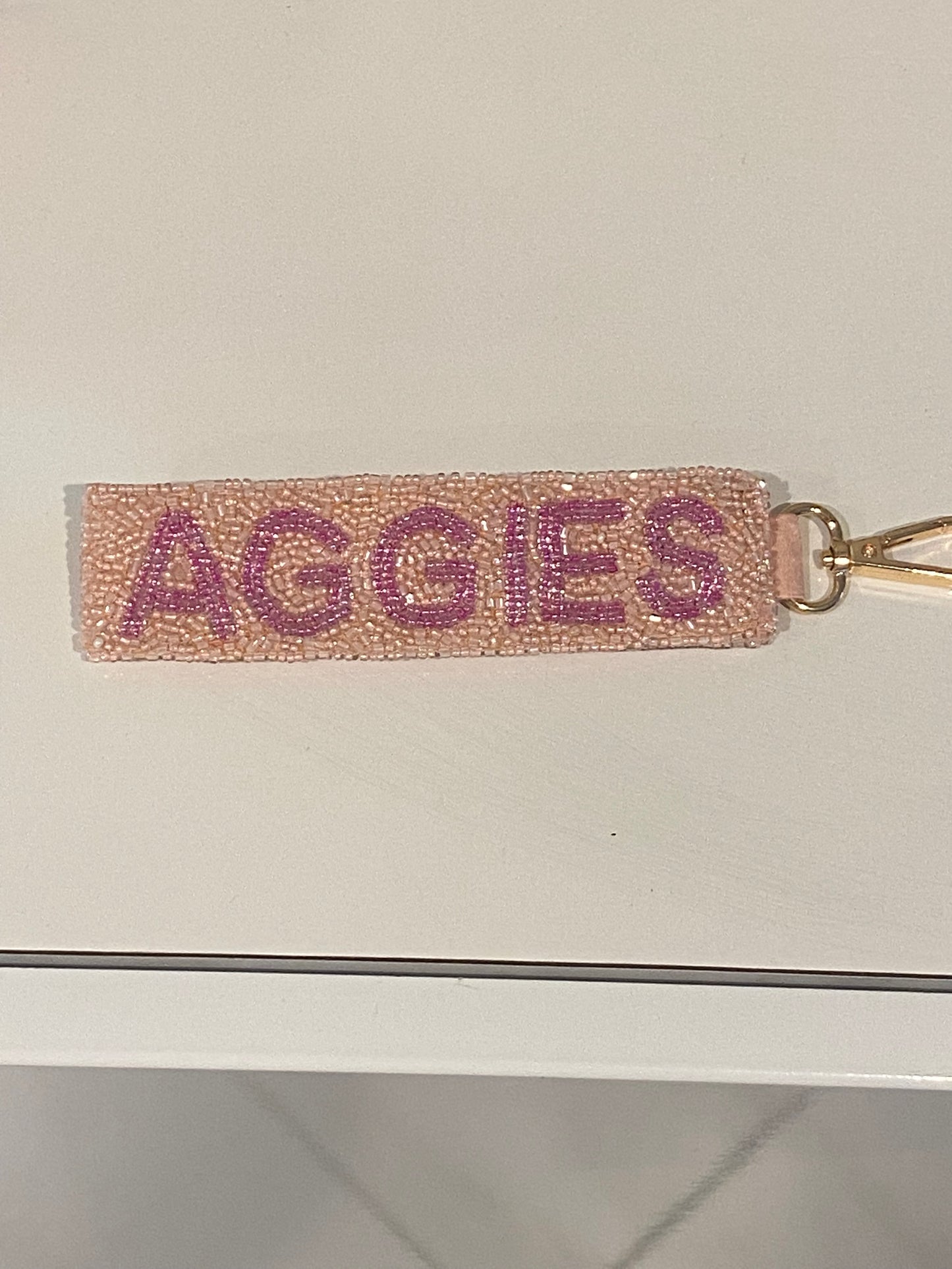 Custom Beaded Keychain
