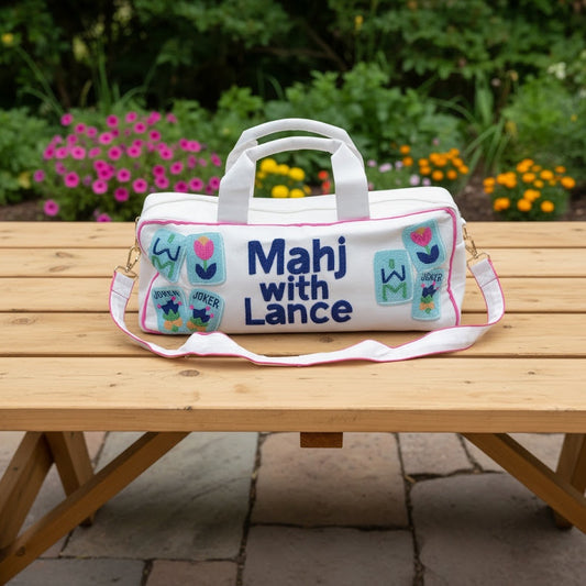 Personalized Mahjong Duffel Bag