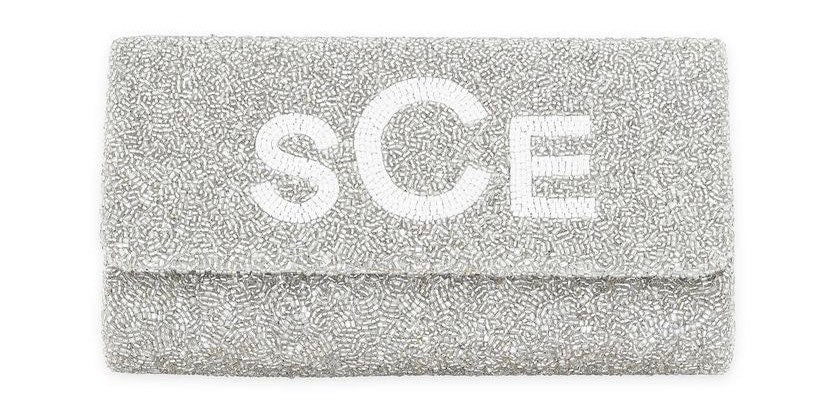 Customized wedding bride clutch bag, bridesmaids gift, bridal party gift, beaded clutch, bachelorette party, Christmas gift,clutches purse,