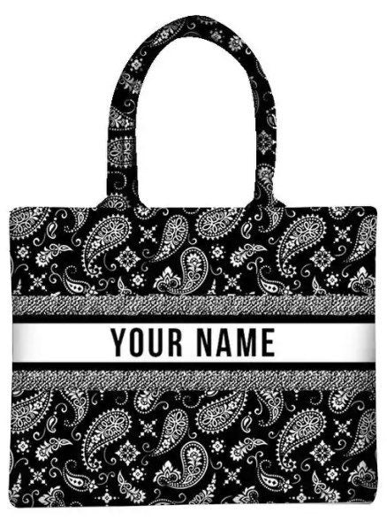 Custom small floral canvas beach tote bag, monogram personalized bridal honeymoon handbags shoulder jute Bridesmaid gift, summer bag spring