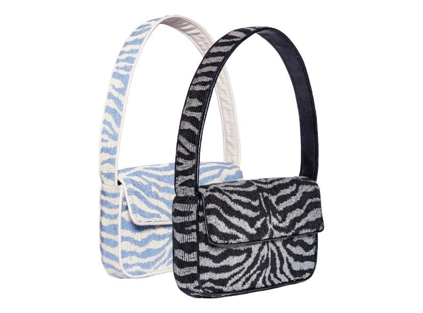 Leopard bride beaded shoulder bag,honeymoon bag,vacation mom tote, beaded clutch, birthday gift accessories, purse wedding, mrs bride,