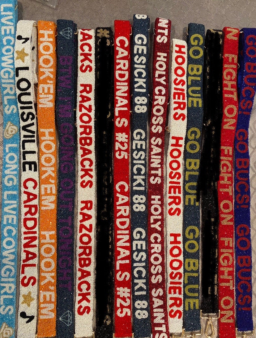 Custom beaded dance team competition bag strap, dance mom personalized dance group merch,corporate gift, employee appreciation company gift