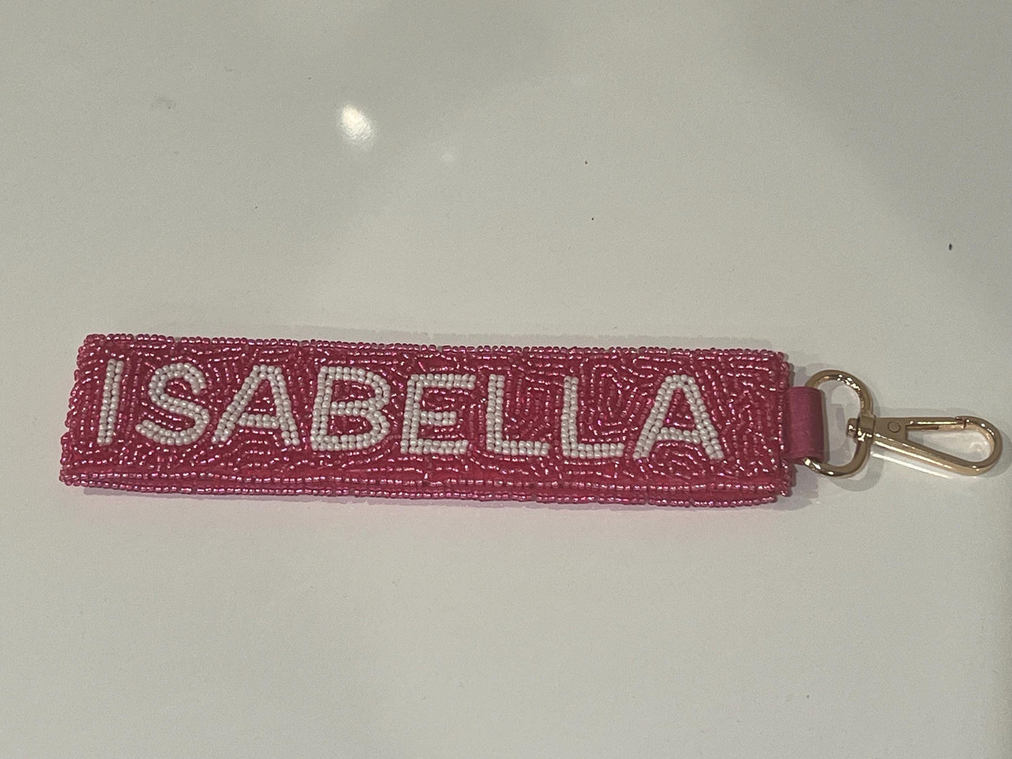 Unique Handmade Keychain with Custom Beading - Perfect Gift for Her Handmade Keyring, Christmas gift, Customizable Accessory, wristlet,