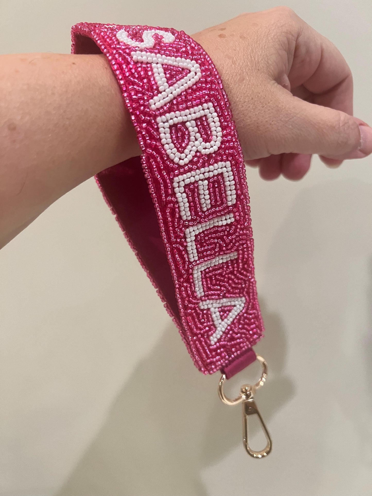 Unique Handmade Keychain with Custom Beading - Perfect Gift for Her Handmade Keyring, Christmas gift, Customizable Accessory, wristlet,