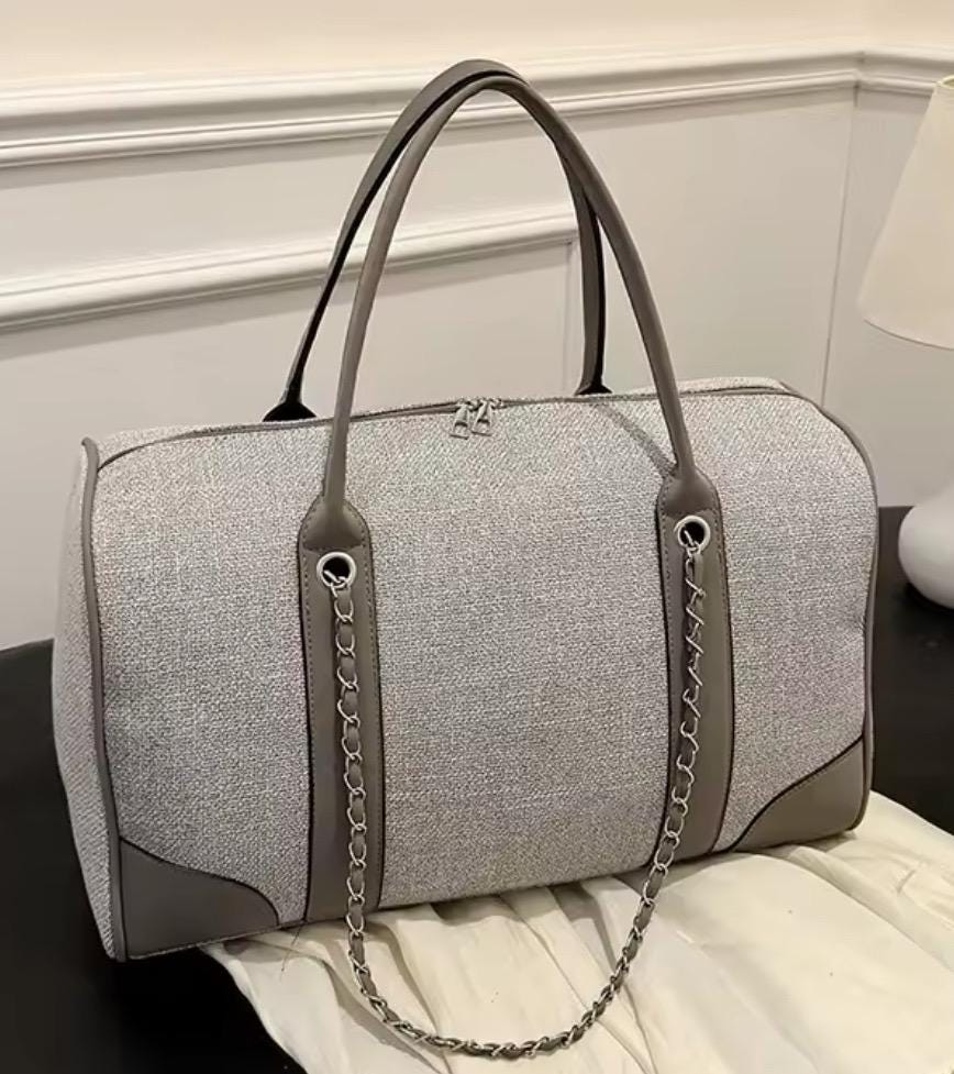 custom canvas travel duffel bag, personalized with name, initials, weekender bag, carry on bag,