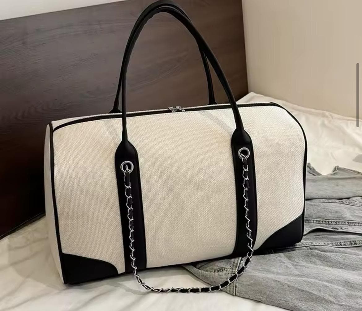 custom canvas travel duffel bag, personalized with name, initials, weekender bag, carry on bag,