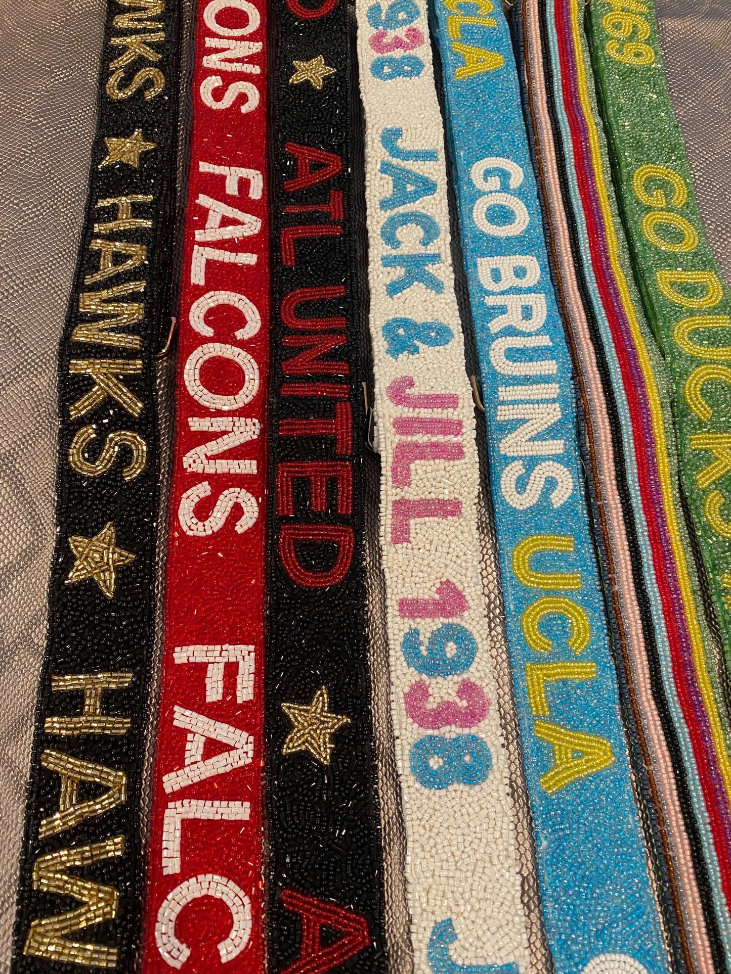 Custom beaded dance team competition bag strap, dance mom personalized dance group merch,corporate gift, employee appreciation company gift