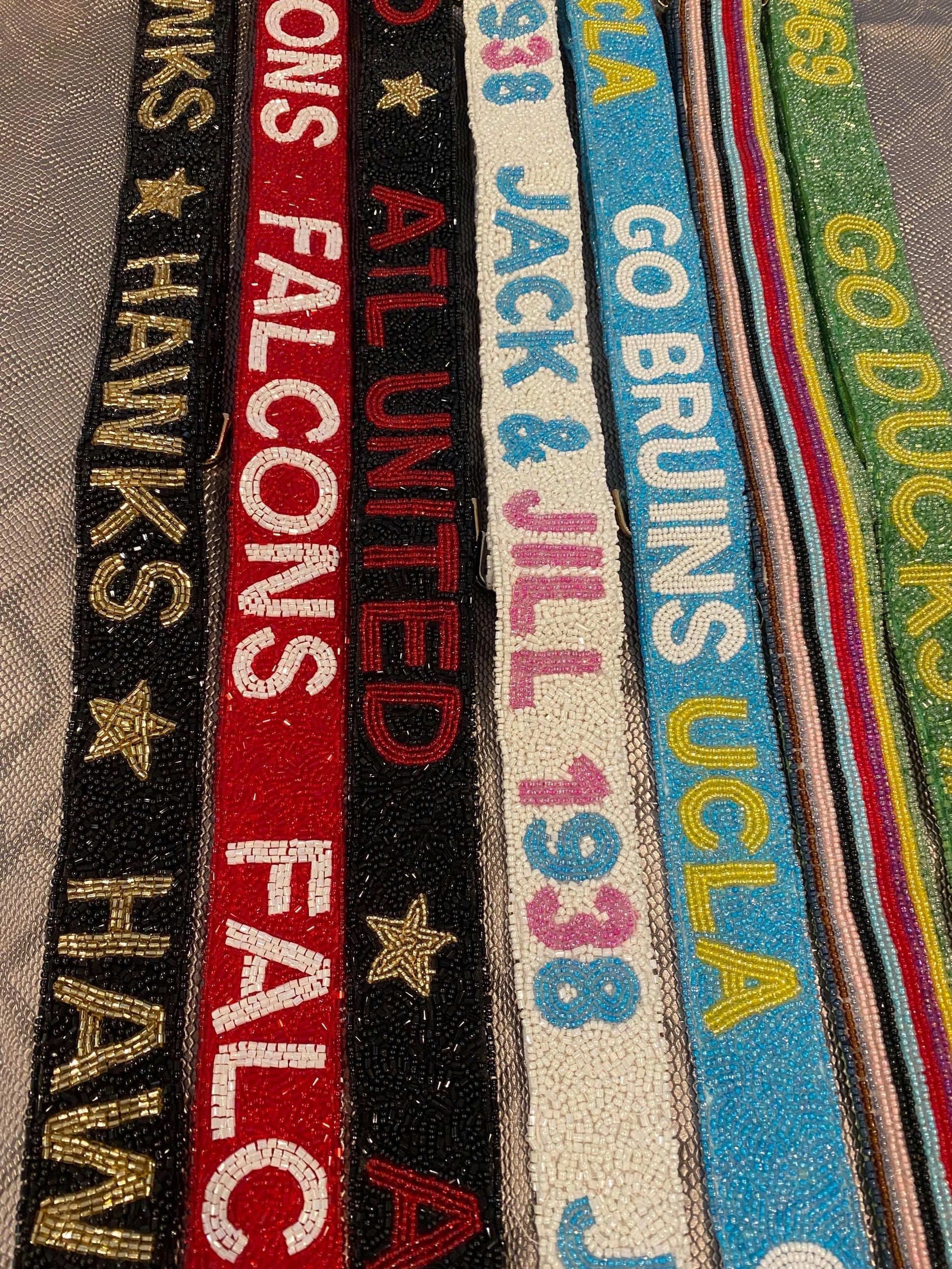 Custom beaded dance team competition bag strap, dance mom personalized dance group merch,corporate gift, employee appreciation company gift