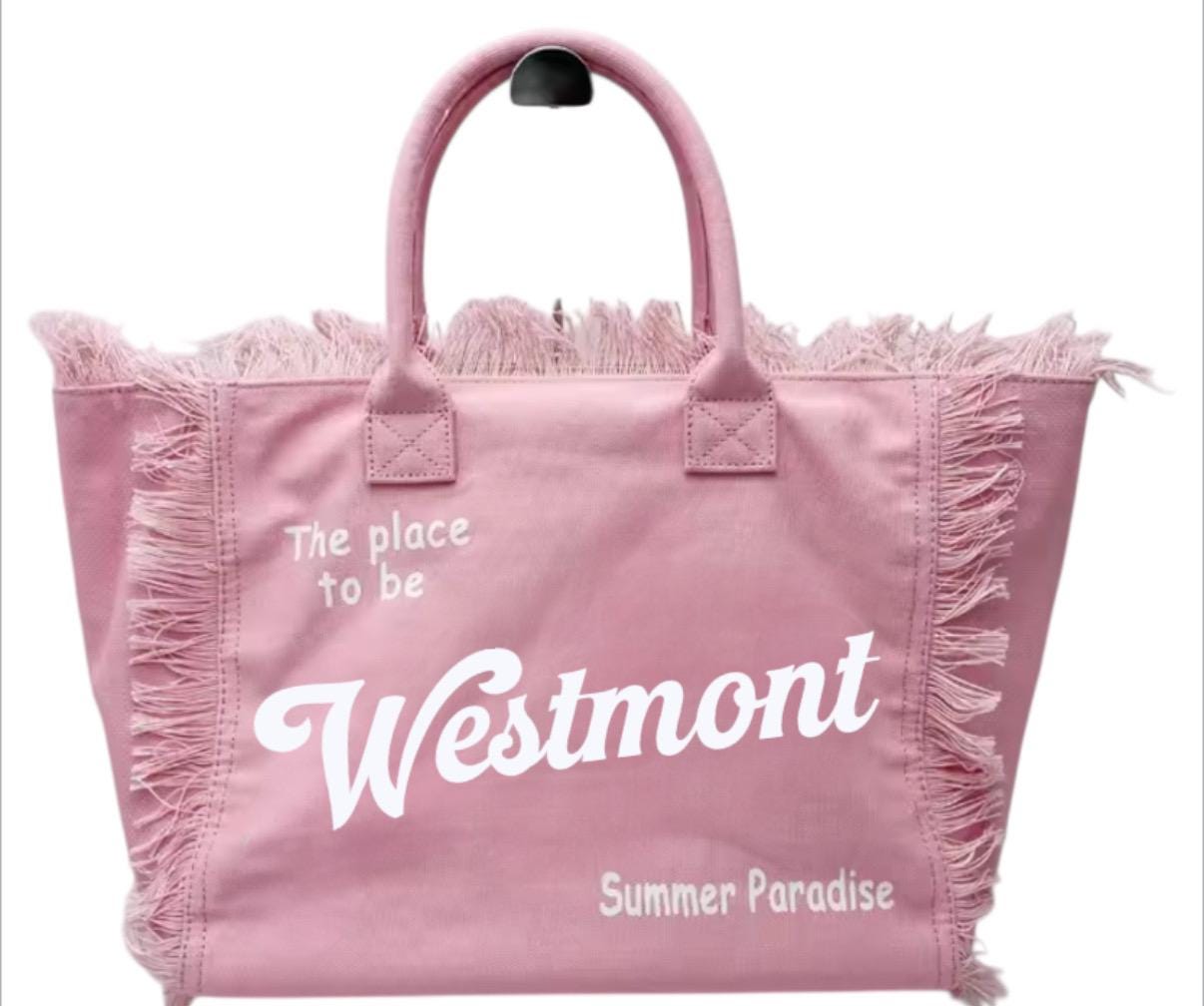 Custom canvas sleepaway camp visiting day gift, summer beach tote bag, teens, tweens birthday gift, tyler hill, trails end, westmont, Seneca