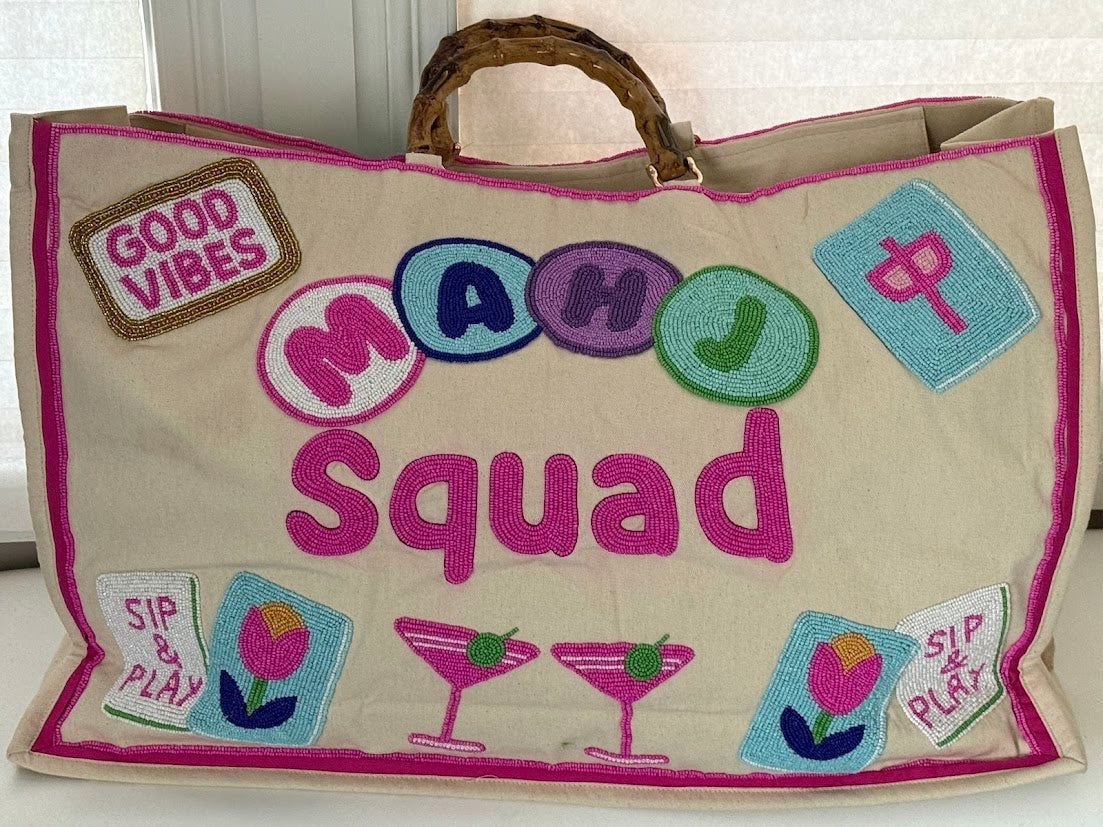 XL Mahj Squad Tote Bag