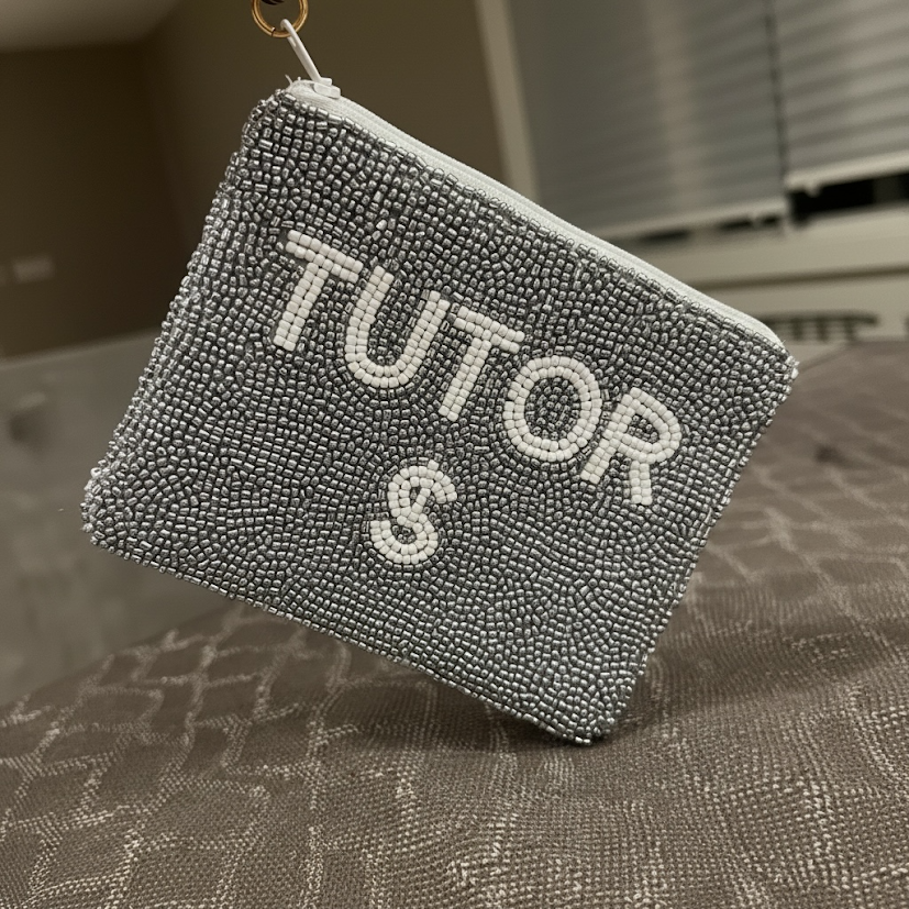 Beaded Tutor Coin Pouch
